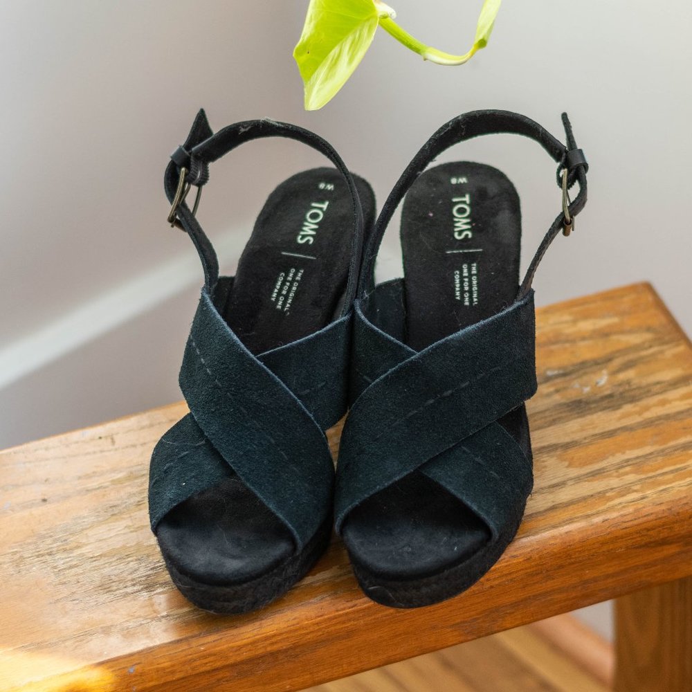 TOMS Ibizia Platform Block Heel Sandal